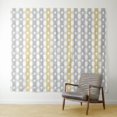 Silver en Gold Pattern Wandkleed (In Situ (horizontaal))