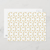 Silver en Gold Pinwheels Briefkaart (Voorkant / Achterkant)