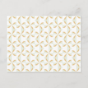 Silver en Gold Pinwheels Briefkaart
