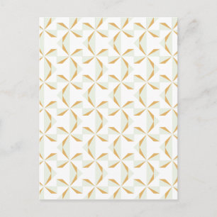 Silver en Gold Pinwheels Briefkaart