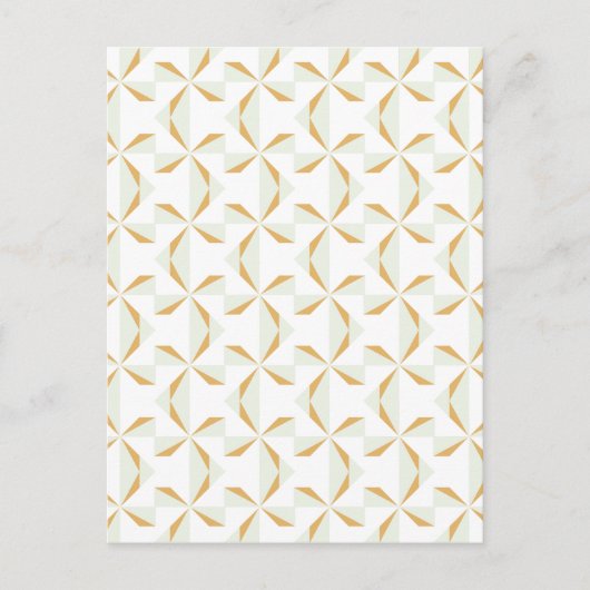 Silver en Gold Pinwheels Briefkaart (Voorkant)