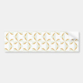 Silver en Gold Pinwheels Bumpersticker (Voorkant)