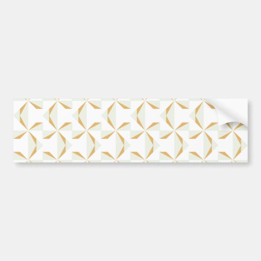 Silver en Gold Pinwheels Bumpersticker (Voorkant)