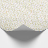 Silver en Gold Pinwheels Cadeaupapier (Hoek)