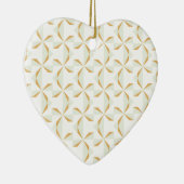 Silver en Gold Pinwheels Keramisch Ornament (Rechts)