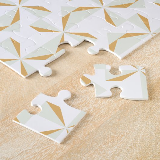 Silver en Gold Pinwheels Legpuzzel (Zijkant)