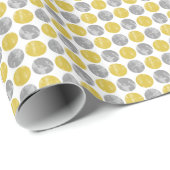 Silver en Gold Polka Dot Cadeaupapier (Rol Hoek)