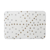 Silver- en Gold Polka Dots Badmat (Voorkant)