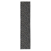 Silver- en Gold Polka Dots Korte Tafelloper (Voorkant)