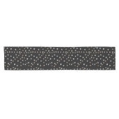 Silver- en Gold Polka Dots Korte Tafelloper (Horizontaal)
