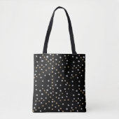 Silver- en Gold Polka Dots Tote Bag (Voorkant)