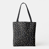 Silver- en Gold Polka Dots Tote Bag (Achterkant)
