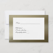 Silver en Gold Rsvp met envelop Kaartje (Achterkant)