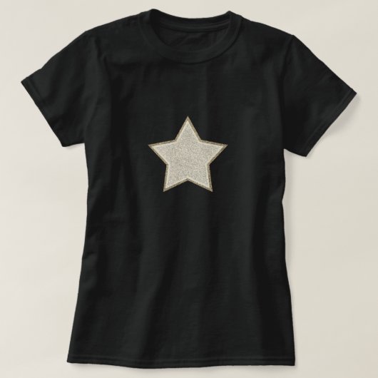 Silver en Gold Star T-shirt (Design voorkant)
