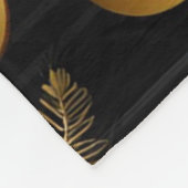 Silver en Gold vakantie Ornamenten Pattern Fleece Deken (Hoek)