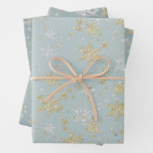 Silver- en goudblaasjes, in de vorm van late groen inpakpapier vel (In situ)