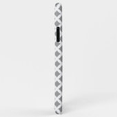 Silver en Mint Monogram Case-Mate iPhone Case (Achterkant/rechts)