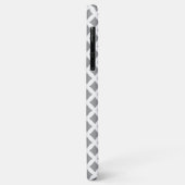 Silver en Mint Monogram Case-Mate iPhone Case (Achterkant/links)