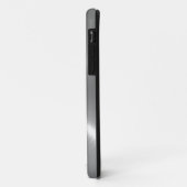 Silver- en Navy Stainless Metallic Swirlpatroon Case-Mate iPhone Case (Achterkant/links)