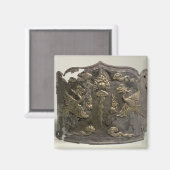 Silver en parcel gelt Imperial Crown Magneet (Voorkant / Achterkant)