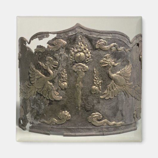 Silver en parcel gelt Imperial Crown Magneet (Voorkant)