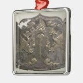 Silver en parcel gilt Imperial Crown Metalen Ornament (Links)