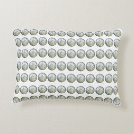 Silver en White Accent Pillow Kussen