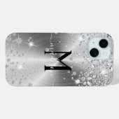 Silver en White Diamonds - Persoonlijk Case-Mate iPhone Case (Achterkant (horizontaal))