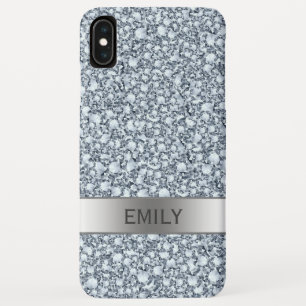 Silver Encruonds Diamonds Glitter Case-Mate iPhone Case