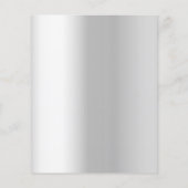 Silver Eucalyptus budget bruiloft uitnodiging (Achterkant)