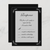 Silver Fairy Tale RSVP (Voorkant / Achterkant)
