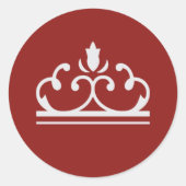 Silver Fairy Tale Sticker (rood) (Voorkant)