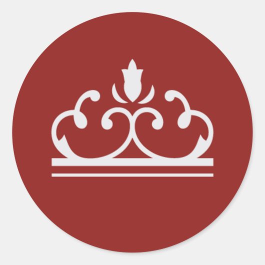 Silver Fairy Tale Sticker (rood) (Voorkant)