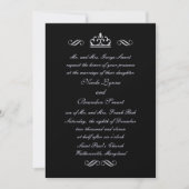 Silver Fairy Tale Wedding Invitation Kaart (Voorkant)