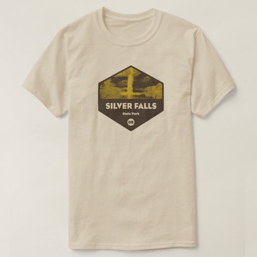 Silver Falls State Park Oregon T-shirt (Design voorkant)