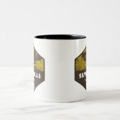 Silver Falls State Park Oregon Tweekleurige Koffiemok (Center)