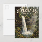 Silver Falls State Park Silverton Oregon Briefkaart (Voorkant / Achterkant)