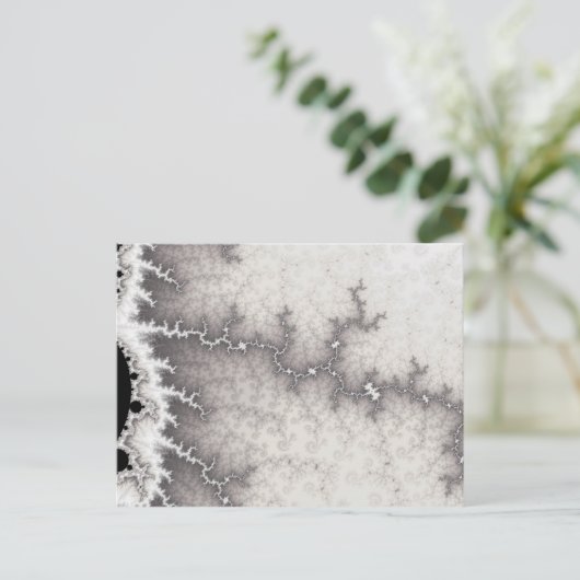 Silver Fault Line Briefkaart (Staand voorkant)