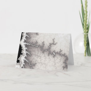 Silver Fault Line Greetings Kaart