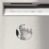 Silver Fault Line Magnet (Insitu (Vaatwasser))