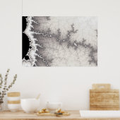 Silver Fault Line Poster (Keuken)