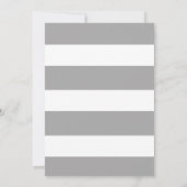 Silver Faux Glitter Snowflake kerstfeest Kaart (Achterkant)