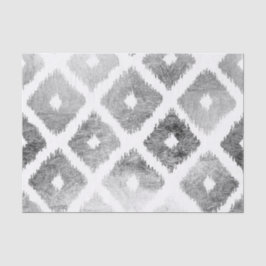 Silver faux leaf modern abstract geometrisch patro tissuepapier