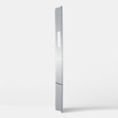 Silver faux roestvrij stalen zilveraccent Case-Mate iPhone case (Achterkant / Rechts)