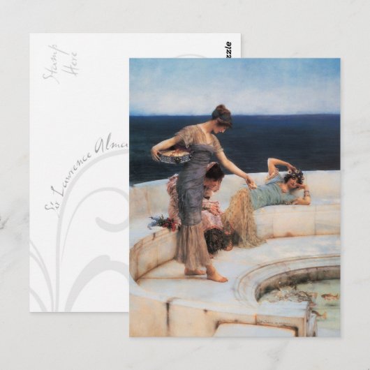 Silver Favorieten door Lawrence Alma-Tadema Briefkaart (Voorkant / Achterkant)