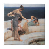 Silver Favorieten door Lawrence Alma-Tadema Tegeltje (Voorkant)
