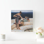 Silver Favorieten door Lawrence Alma-Tadema Vierkante Klok (Huis)