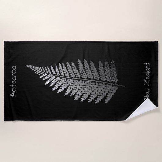 Silver Fern Beach Towel Strandlaken (Voorkant)