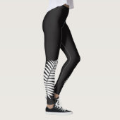 Silver Fern Black en White Leggings (Rechts)
