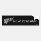 SILVER FERN Bumpersticker (Voorkant)